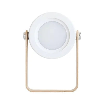 Creative wooden handle portable lantern lamp telescopic folding led table lamp charging night light reading lamp