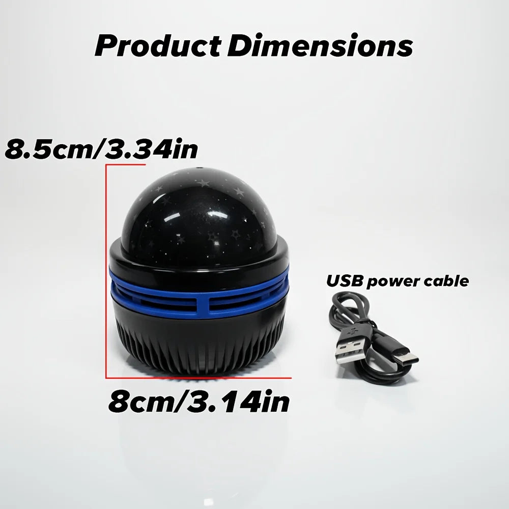 Galaxy Projector RGB Star Projector USB Powered Remote Control Night Light Lamp for Birthday Gifts Holiday Party Room Decoration