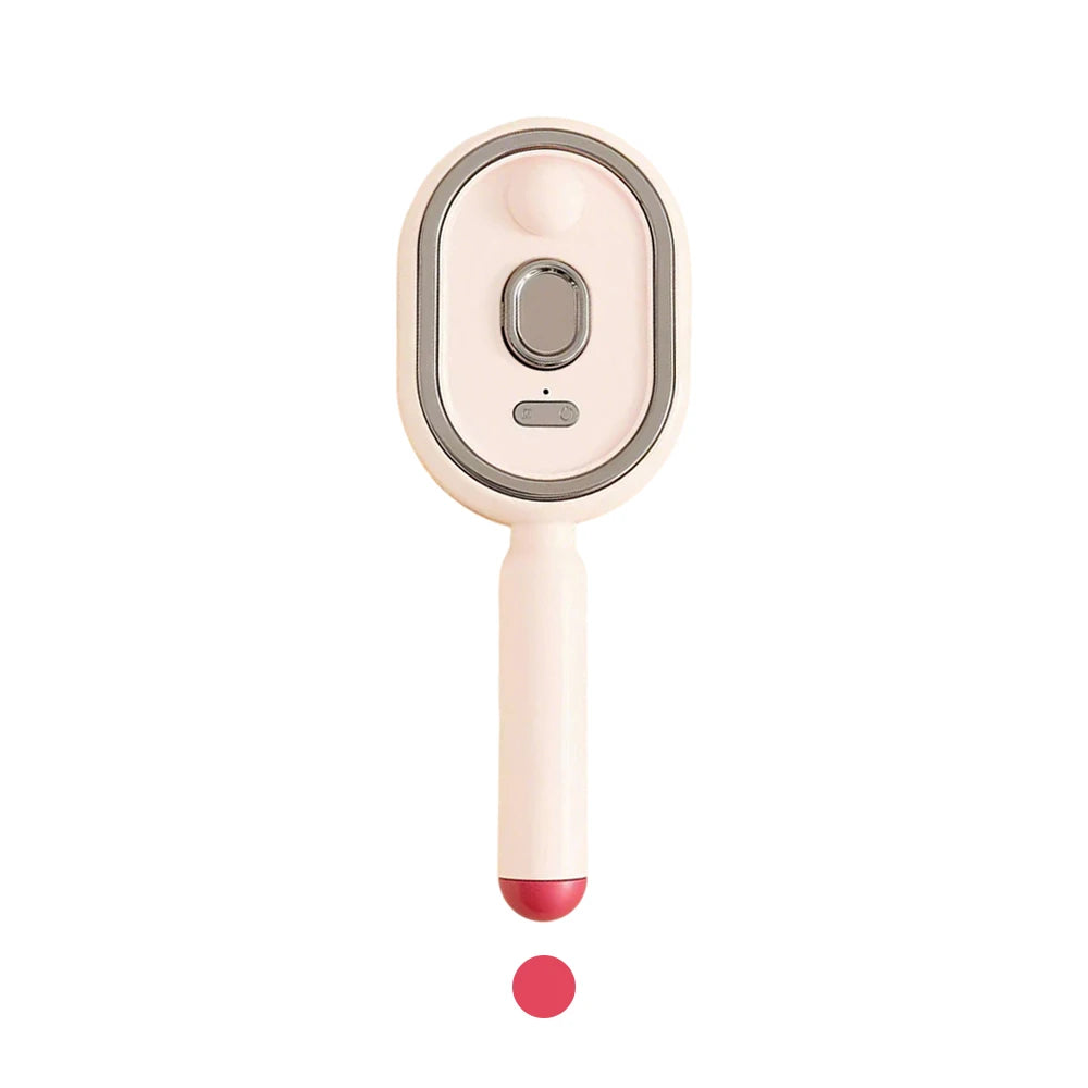 Aoifn Electric Spray Hair Brush, Air Cushion Massage Comb with Red Light, Cordless Detangling Steam Brush for Frizz Control