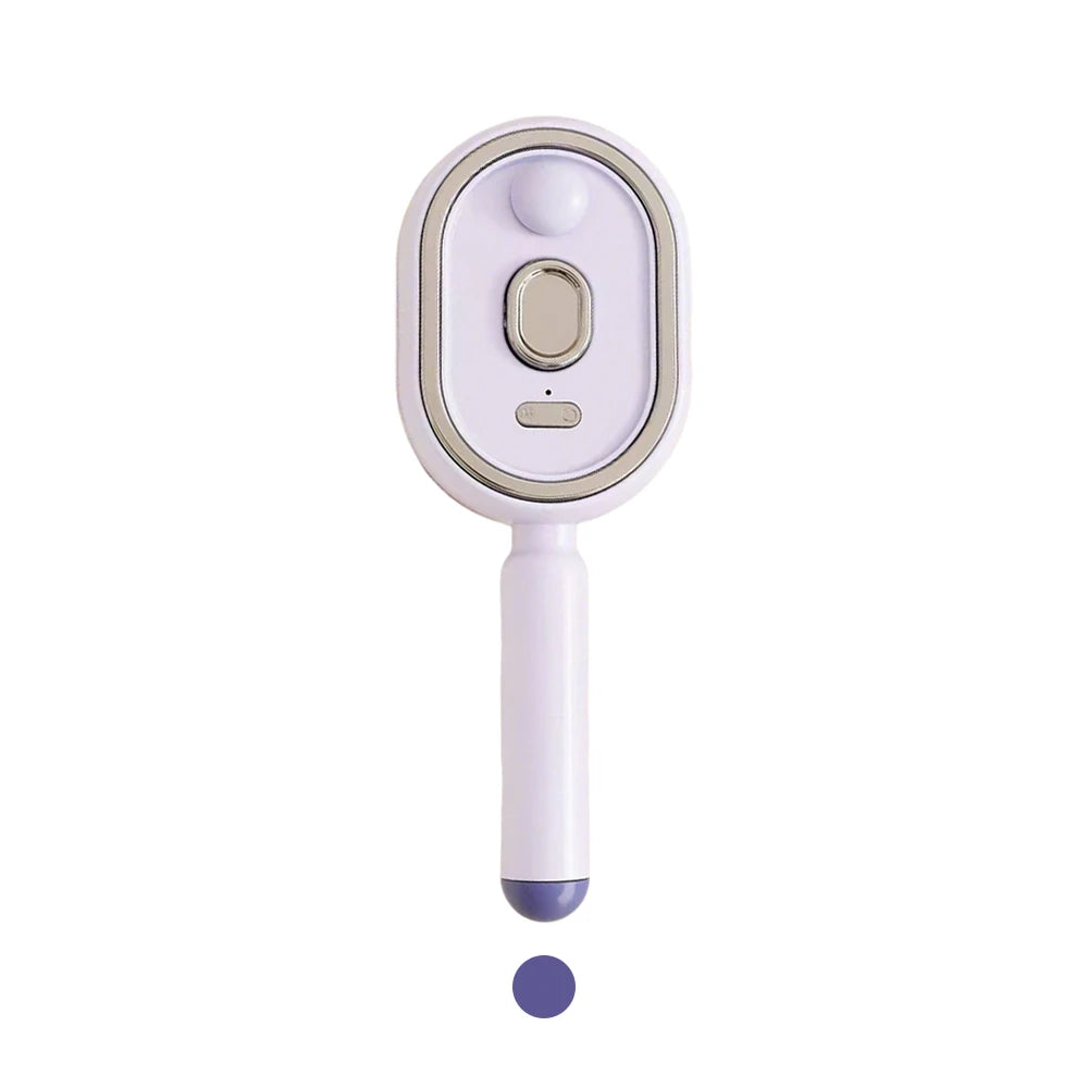 Aoifn Electric Spray Hair Brush, Air Cushion Massage Comb with Red Light, Cordless Detangling Steam Brush for Frizz Control