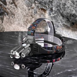 Ліхтар налобний W602-T6-2XPE Bike з велокріпленням 2x18650, світлодіодний ліхтар на лоб, надпотужний