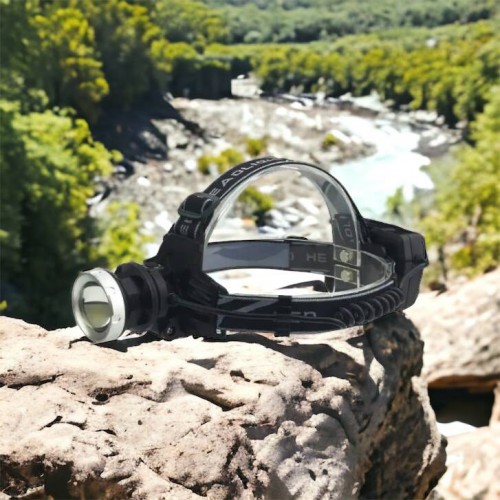 Ліхтарик на голову Bailong BL-8070-P50, LED налобний акумуляторний ліхтар, ліхтар на голову для риболовлі