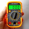 Мультиметр DT-830 LN з підсвічуванням та звуком ABaTap до 750 В Помаранчевий, тестер для вимірювання напруги