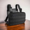 Тактична нагрудна сумка з Cordura 1000D, розгрузка чоловіча чорна