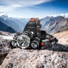 Ліхтар Police 3000-T6+2XPE (2х18650, 5 режимів, Zoom, 1500 люмен), Налобний ліхтар з лінзою