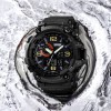 Годинник наручний чоловічий SKMEI 1520BK BLACK, армійський годинник протиударний. Колір: чорний