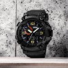 Годинник наручний чоловічий SKMEI 1520BK BLACK, армійський годинник протиударний. Колір: чорний