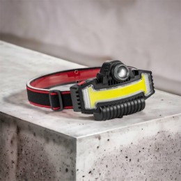 Налобний ліхтарик Bailong BL-W685-LTS+COB+RGB, 5 режимів, водостійкий, ударостійкий, USB кабель Type-c