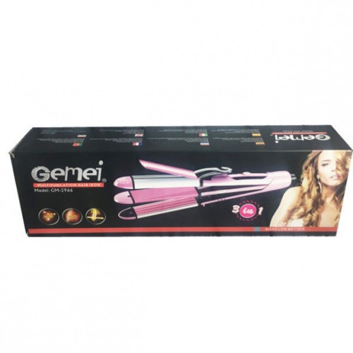 Щипці випрямляч мультистайлер 3 в 1 GEMEI GM-2966 t200