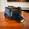 Ліхтар налобний Police BL-2189 T6 (MicroUSB), універсальний, з оптичним зумом, водонепроникний ліхтар
