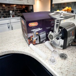 М'ясорубка Magio MG-269, 2400 W, м'ясорубка електрична метал, м'ясорубка з металевим редуктором