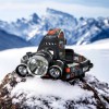 Ліхтар Police 3000-T6+2XPE (2х18650, 5 режимів, Zoom, 1500 люмен), Налобний ліхтар з лінзою