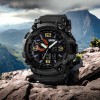 Годинник наручний чоловічий SKMEI 1520BK BLACK, армійський годинник протиударний. Колір: чорний