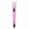 3D ручка Smart 3D Pen 2 c LCD дисплеєм, 3D ручка для розвитку уваги. Колір: рожевий