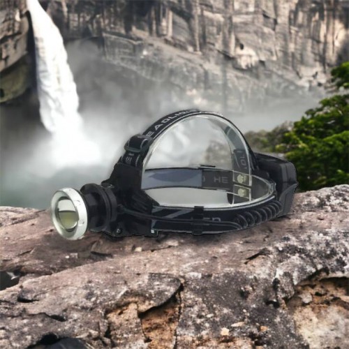 Ліхтарик на голову Bailong BL-8070-P50, LED налобний акумуляторний ліхтар, ліхтар на голову для риболовлі