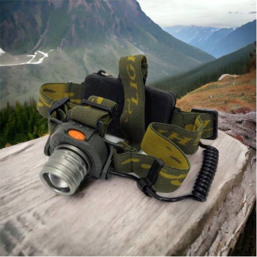 Налобний ліхтар тактичний Bailong BL-1505\602B SENSOR з датчиком руху, Ліхтарик налобний led