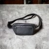 Бананка з натуральної шкіри. Відмінна якість сумки на пояс. Модель: 74132