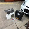 Автомобільний компресор 12V насос із ліхтариком, потужний насос для коліс автомобіля від прикурювача