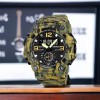 Годинник наручний чоловічий SKMEI 1965CMGN CAMO GREEN, військовий чоловічий наручний годинник зелений. Колір: камуфляж
