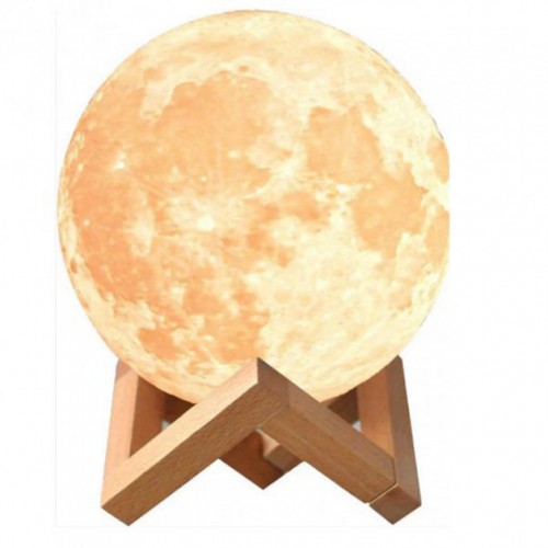 Нічник світиться місяць Moon Lamp 13 см, Нічник для дитини на ніч, Нічник для гарного сну дитини