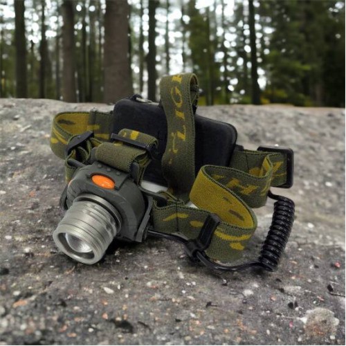 Налобний ліхтар тактичний Bailong BL-1505\602B SENSOR з датчиком руху, Ліхтарик налобний led