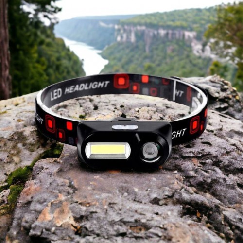 Налобний ліхтарик Bailong BL-1801A акумуляторний, світлодіодний ліхтарик налобний, ліхтар на лоб
