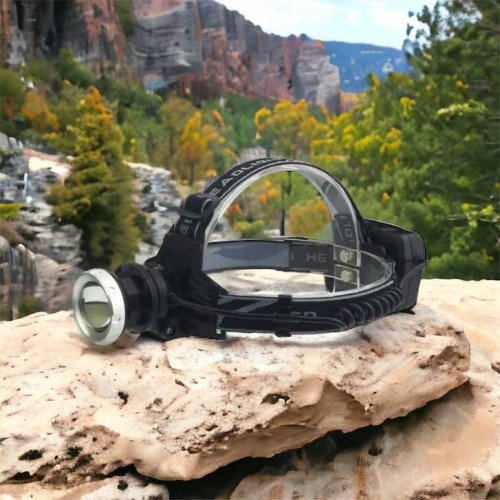Ліхтарик на голову Bailong BL-8070-P50, LED налобний акумуляторний ліхтар, ліхтар на голову для риболовлі