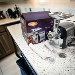 М'ясорубка Magio MG-269, 2400 W, м'ясорубка електрична метал, м'ясорубка з металевим редуктором