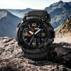 Годинник наручний чоловічий SKMEI 1520BK BLACK, армійський годинник протиударний. Колір: чорний