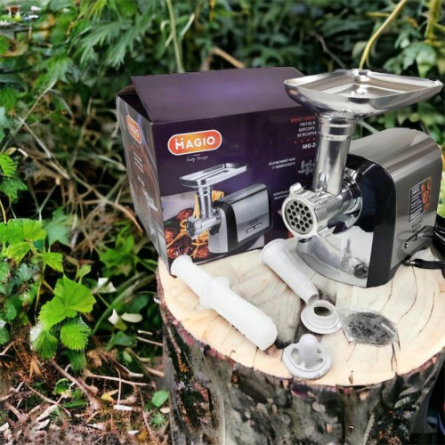 М'ясорубка Magio MG-269, 2400 W, м'ясорубка електрична метал, м'ясорубка з металевим редуктором