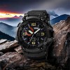 Годинник наручний чоловічий SKMEI 1520BK BLACK, армійський годинник протиударний. Колір: чорний