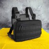 Тактична нагрудна сумка з Cordura 1000D, розгрузка чоловіча чорна