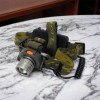 Налобний ліхтар тактичний Bailong BL-1505\602B SENSOR з датчиком руху, Ліхтарик налобний led