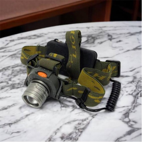 Налобний ліхтар тактичний Bailong BL-1505\602B SENSOR з датчиком руху, Ліхтарик налобний led
