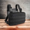Тактична нагрудна сумка з Cordura 1000D, розгрузка чоловіча чорна