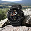 Годинник наручний чоловічий SKMEI 1520BK BLACK, армійський годинник протиударний. Колір: чорний