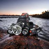 Ліхтар Police 3000-T6+2XPE (2х18650, 5 режимів, Zoom, 1500 люмен), Налобний ліхтар з лінзою