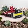 Налобний ліхтарик Bailong BL-W685-LTS+COB+RGB, 5 режимів, водостійкий, ударостійкий, USB кабель Type-c