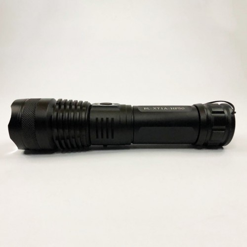 Ліхтар ручний Police X71A-HP50, ЗУ micro USB, 1x18650/3xAAA, zoom, індикація заряду, якісний ліхтарик