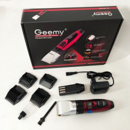 Професійна машинка для стрижки волосся GEMEI GM-550 з двома акумуляторами, Бритва триммер для бороди