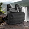 Тактична нагрудна сумка з Cordura 1000D, розгрузка чоловіча чорна