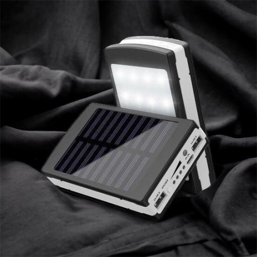 УМБ Power Bank Solar 90000 mAh мобільне зарядне з сонячною панеллю та лампою, Power Bank Charger Батарея
