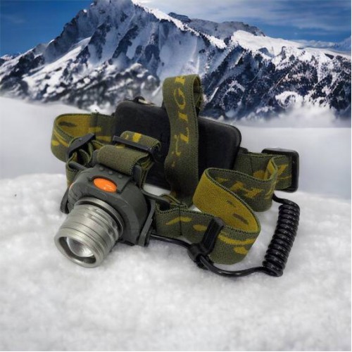 Налобний ліхтар тактичний Bailong BL-1505\602B SENSOR з датчиком руху, Ліхтарик налобний led