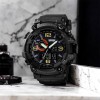 Годинник наручний чоловічий SKMEI 1520BK BLACK, армійський годинник протиударний. Колір: чорний