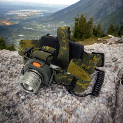 Налобний ліхтар тактичний Bailong BL-1505\602B SENSOR з датчиком руху, Ліхтарик налобний led