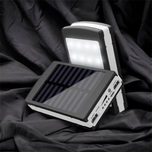 УМБ Power Bank Solar 90000 mAh мобільне зарядне з сонячною панеллю та лампою, Power Bank Charger Батарея