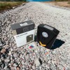 Автомобільний компресор 12V насос із ліхтариком, потужний насос для коліс автомобіля від прикурювача