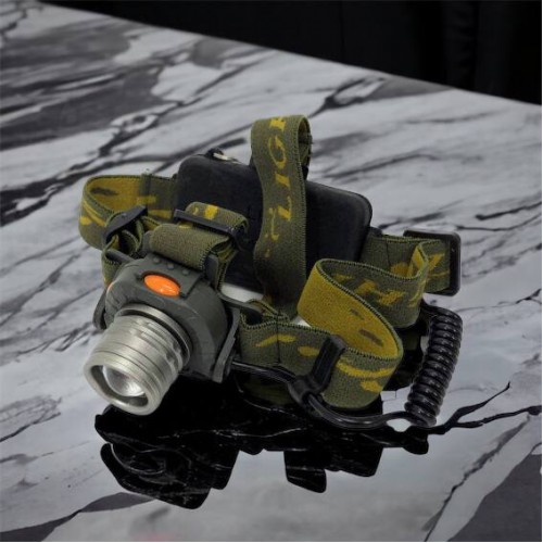 Налобний ліхтар тактичний Bailong BL-1505\602B SENSOR з датчиком руху, Ліхтарик налобний led