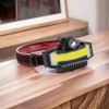 Налобний ліхтарик Bailong BL-W685-LTS+COB+RGB, 5 режимів, водостійкий, ударостійкий, USB кабель Type-c