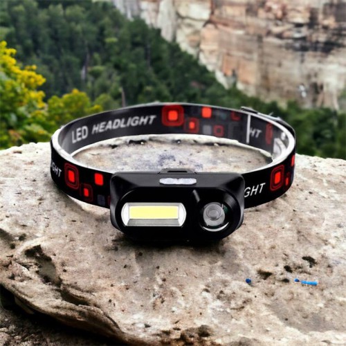 Налобний ліхтарик Bailong BL-1801A акумуляторний, світлодіодний ліхтарик налобний, ліхтар на лоб